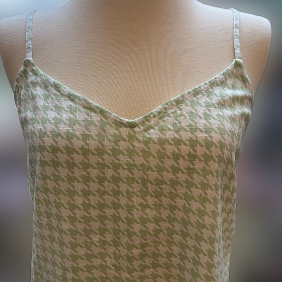 NWT Roxy Mint Houndstooth Juniors or Women Mini Camisole Dress Size L - Picture 6 of 11